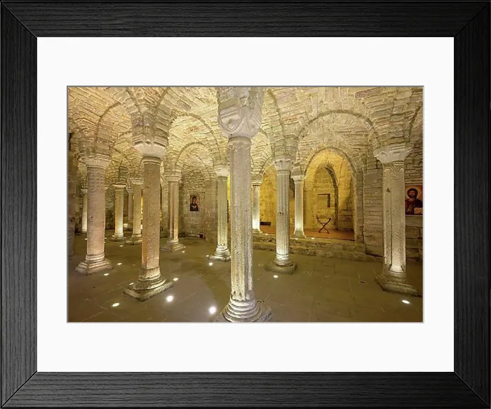 Framed Print : Longobard crypt in the monastery of San Salvatore di Monte Amiata Framed Print : Longobard crypt in the monastery of San Salvatore di Monte Amiata