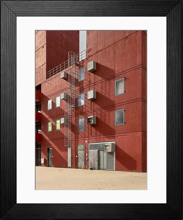 Framed Print : Krefeld, new main fire and rescue station Framed Print : Krefeld, new main fire and rescue station