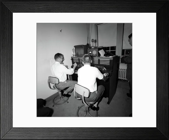 Framed Print : Trip to New York and Connecticut: White House Communications Agency (WHCA) preparations for President John F Framed Print : Trip to New York and Connecticut: White House Communications Agency (WHCA) preparations for President John F