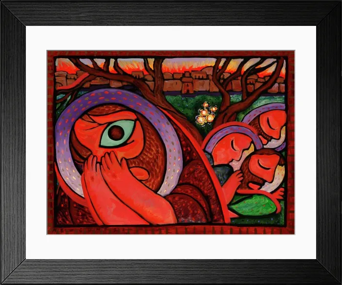 Framed Print : The Arrest John Newcomb, Acrylic, 1994 Framed Print : The Arrest John Newcomb, Acrylic, 1994