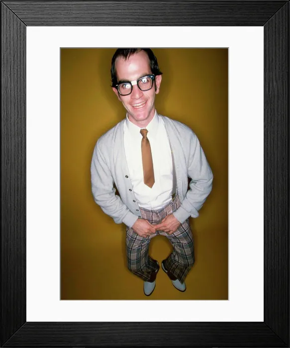 Framed Print : Portrait of a young man dancing
