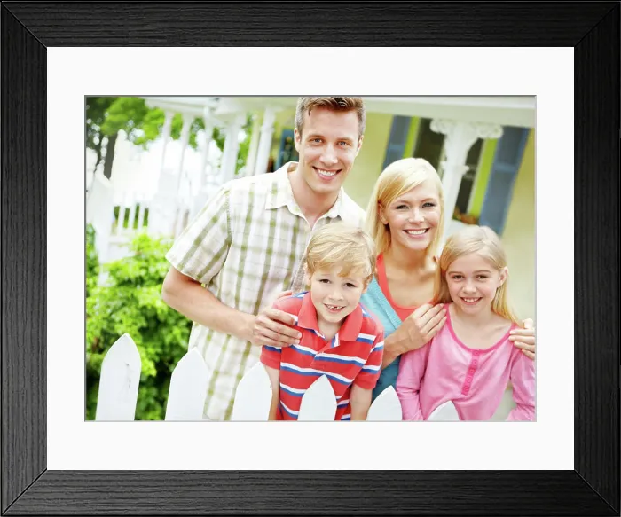 Framed Print : Love, portrait or kids on porch with happy family Framed Print : Love, portrait or kids on porch with happy family