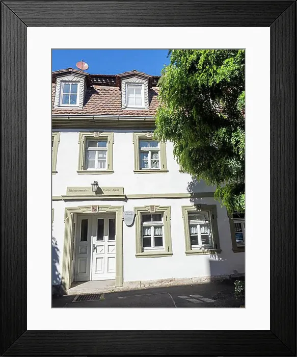 Framed Print : Town house from the 18th century Framed Print : Town house from the 18th century