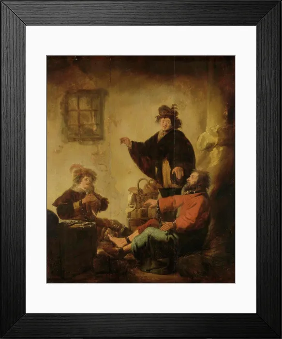 Framed Print : Joseph in Prison Interpreting the Dreams of Pharaoh's Butler and Baker, Benjamin Gerritsz Cuyp, 1630 - 1652 Framed Print : Joseph in Prison Interpreting the Dreams of Pharaoh's Butler and Baker, Benjamin Gerritsz Cuyp, 1630 - 1652