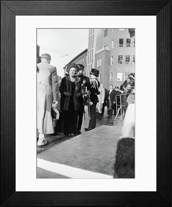 Framed Print : Anefo photo collection. Marriage of Princess Margriet and Mr Framed Print : Anefo photo collection. Marriage of Princess Margriet and Mr