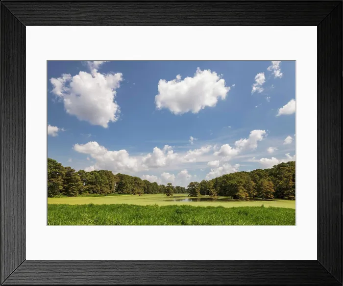 Framed Print : Clouds on a summer's day, Hills Lake, Galloway, AR Framed Print : Clouds on a summer's day, Hills Lake, Galloway, AR