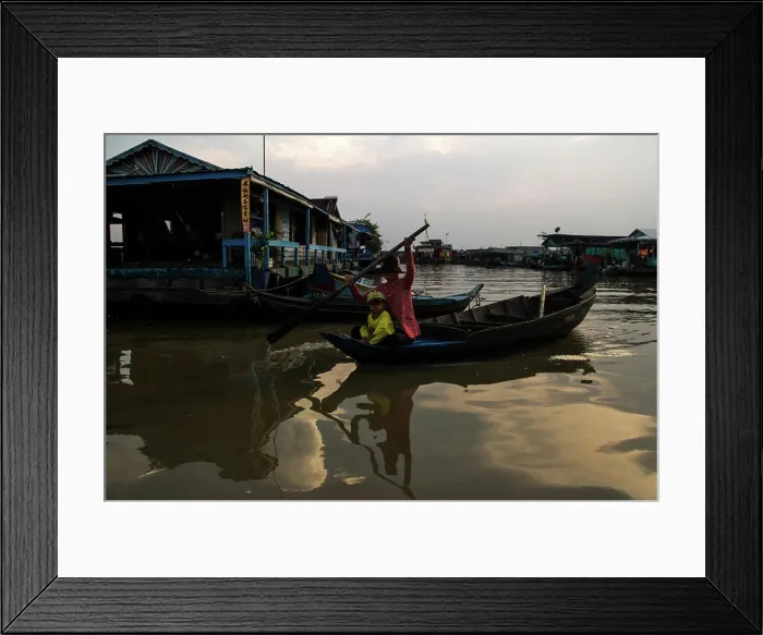 Framed Print : KHM - ENV - TONLE SAPPortrait of the Tonle Sap region