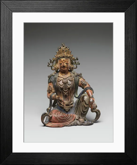 Framed Print : Bodhisattva Avalokiteshvara 19th century China. Bodhisattva Avalokiteshvara 74532