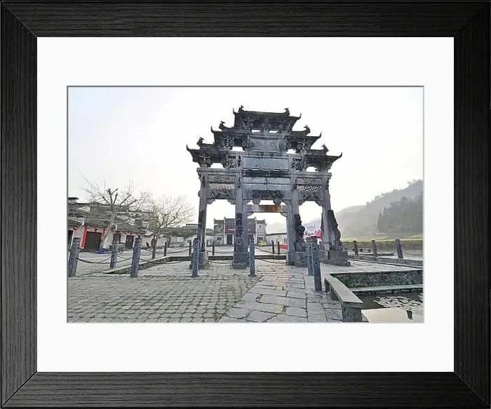 Framed Print : Xidi old village, china Framed Print : Xidi old village, china