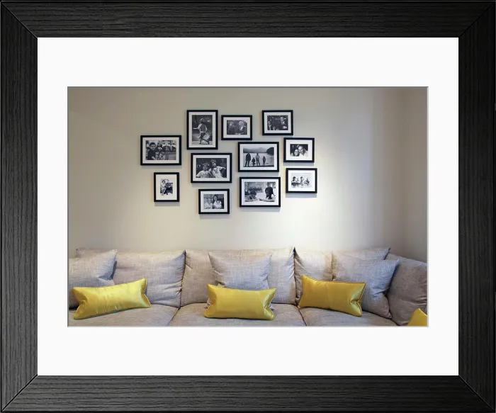 Framed Print : Private House, Geraldine Morley Interior Design, 2010, Tv Room, Geraldine Morley, United Kingdom, Architect Unknown Framed Print : Private House, Geraldine Morley Interior Design, 2010, Tv Room, Geraldine Morley, United Kingdom, Architect Unknown