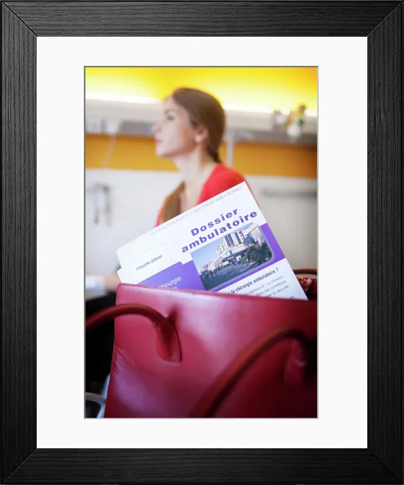 Framed Print : Outpatient surgery Framed Print : Outpatient surgery
