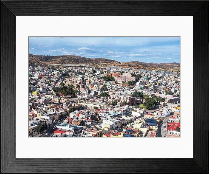 Framed Print : Overlook over the Unesco site Zacatecas, Mexico, Central America Framed Print : Overlook over the Unesco site Zacatecas, Mexico, Central America