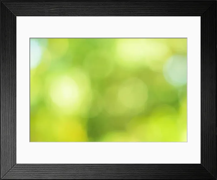 Framed Print : Bokeh circles blurred from green natural light Framed Print : Bokeh circles blurred from green natural light