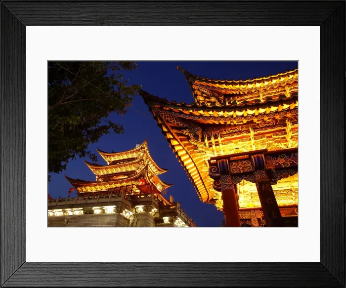 Framed Print : CHINA-Yunnan Province-Dali: Dali Old Town Framed Print : CHINA-Yunnan Province-Dali: Dali Old Town