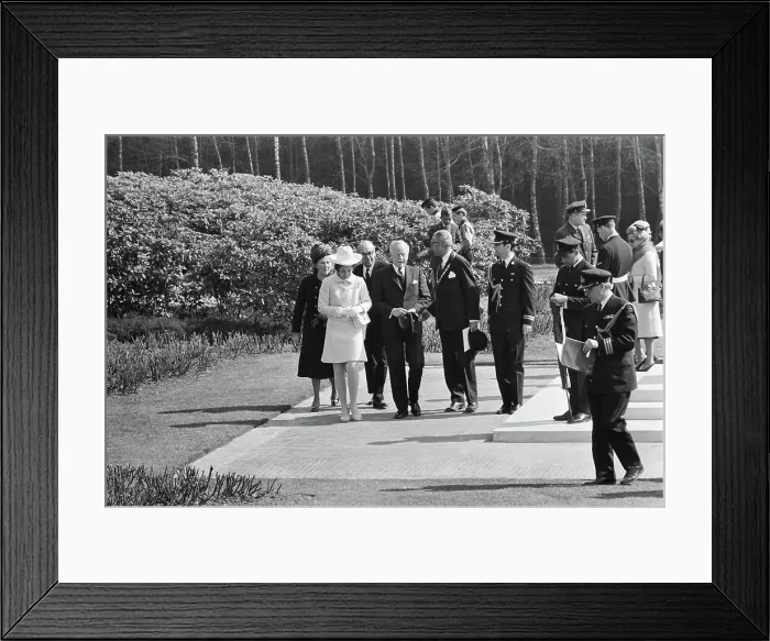 Framed Print : Anefo photo collection. Visit from the Canadian Governor General Roland Michener Framed Print : Anefo photo collection. Visit from the Canadian Governor General Roland Michener