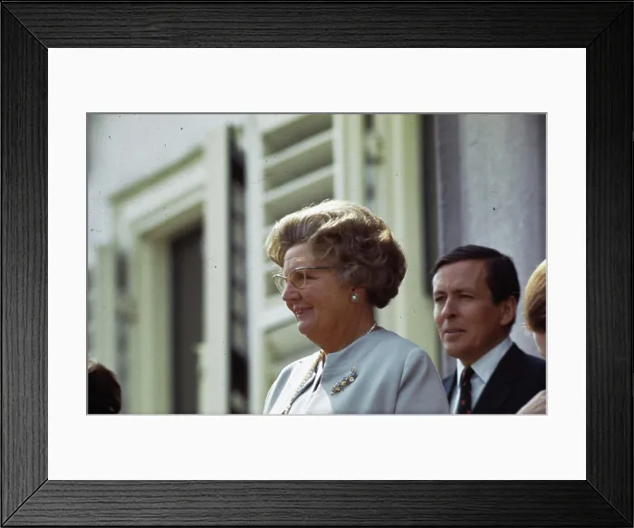 Framed Print : Anefo photo collection. Queen's Day 1969, Bordes Palace Soestdijk; Queen Juliana, head. April 30, 1969 Framed Print : Anefo photo collection. Queen's Day 1969, Bordes Palace Soestdijk; Queen Juliana, head. April 30, 1969