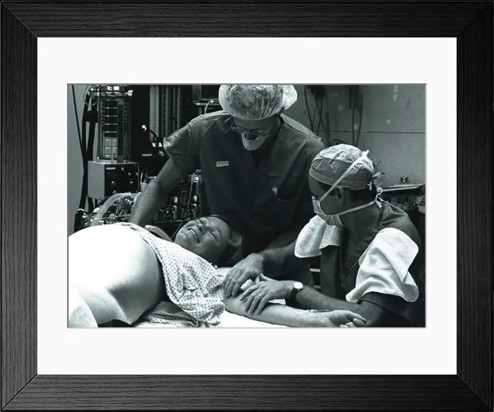 Framed Print : Caesarean section. C-section Framed Print : Caesarean section. C-section