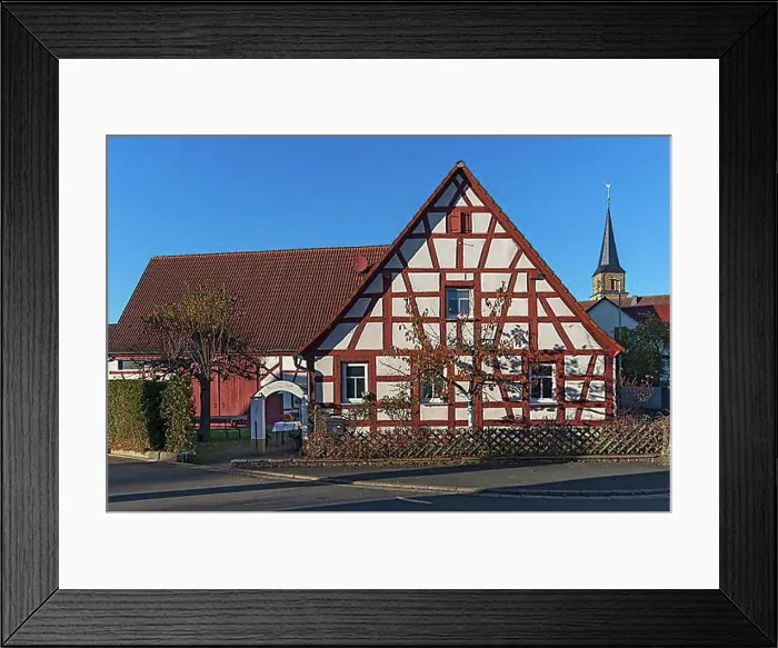 Framed Print : Historic farmhouse, Dormitz, Middle Franconia, Bavaria, Germany, Europe Framed Print : Historic farmhouse, Dormitz, Middle Franconia, Bavaria, Germany, Europe
