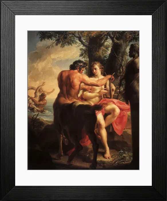 Framed Print : Achilles and the Centaur Chiron, Batoni, Pompeo Girolamo, 1746 Framed Print : Achilles and the Centaur Chiron, Batoni, Pompeo Girolamo, 1746