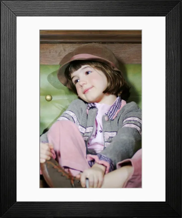 Framed Print : Young girl indoors Framed Print : Young girl indoors