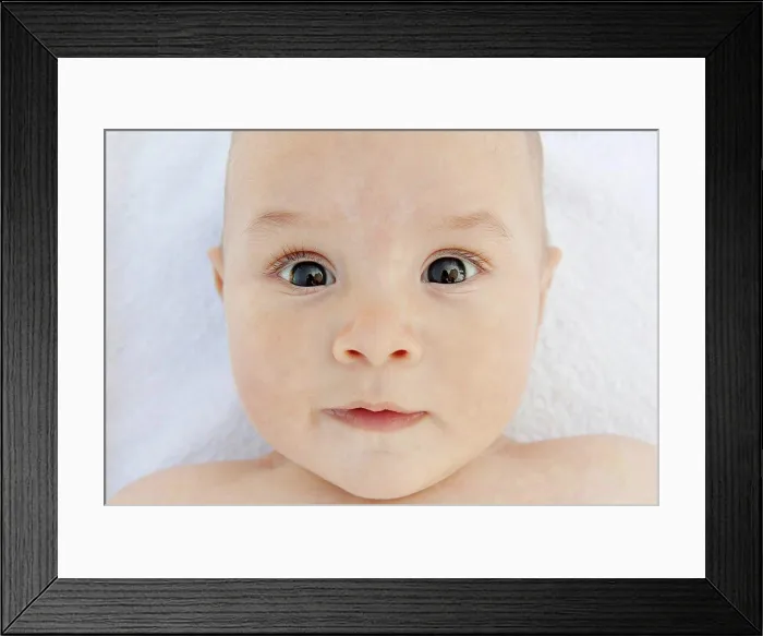 Framed Print : A Wide Eyed Baby Framed Print : A Wide Eyed Baby