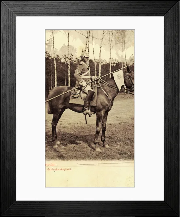 Framed Print : Military use of horses, Garde-Reiter-Regiment (1) Framed Print : Military use of horses, Garde-Reiter-Regiment (1)