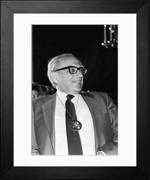 Framed Print : Anefo photo collection. Prof. Karel van het Reve receives PC Hooft prize on Muiderslot Framed Print : Anefo photo collection. Prof. Karel van het Reve receives PC Hooft prize on Muiderslot