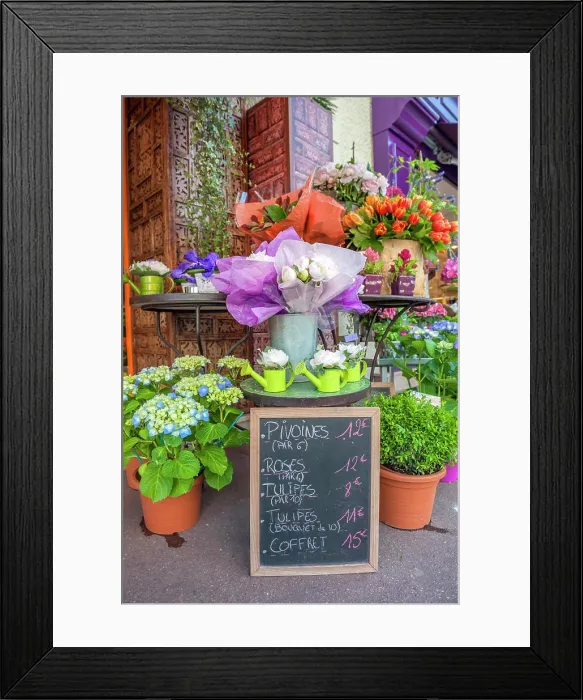 Framed Print : Florist shop, Cabourg, Normandy, France Framed Print : Florist shop, Cabourg, Normandy, France