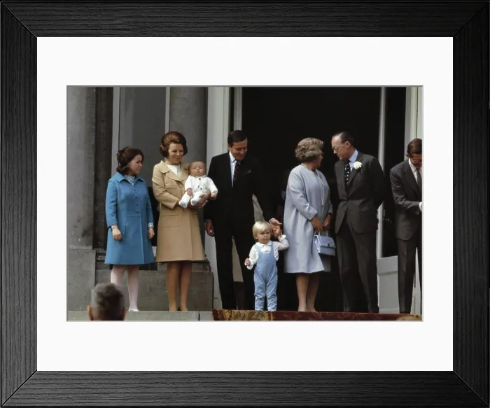 Framed Print : Anefo photo collection. Queen's Day 1969; Royal family Bordes, Palace Soestdijk. undated