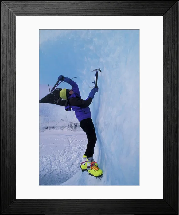 Framed Print : North America, USA, Alaska, Chugach National Forest, Portage Lake, ice climber on iceberg Framed Print : North America, USA, Alaska, Chugach National Forest, Portage Lake, ice climber on iceberg