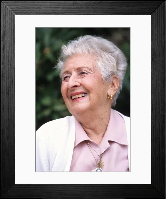 Framed Print : 85 year old woman. MR-0025 Framed Print : 85 year old woman. MR-0025