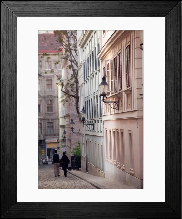 Framed Print : AUSTRIA, Vienna: Spittelberg Historic District / Detail Framed Print : AUSTRIA, Vienna: Spittelberg Historic District / Detail