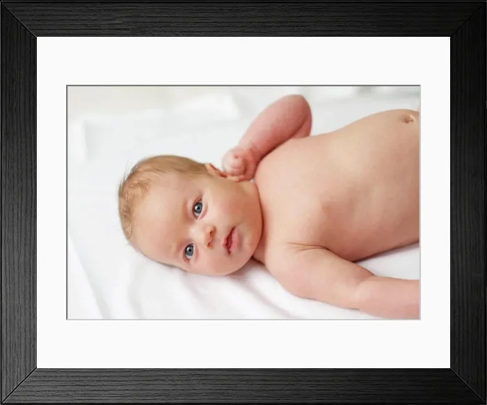 Framed Print : One month old baby One month old newborn baby Framed Print : One month old baby One month old newborn baby