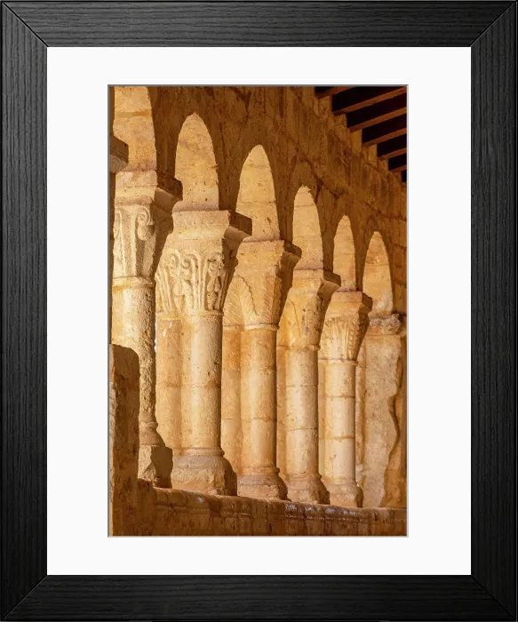 Framed Print : Romanesque capital in the portical Romanesque capital in the portical copyright: xzoonar.com / tolox 23057652