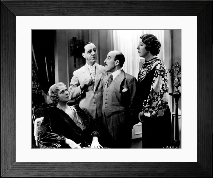 Framed Print : Marie Lohr, Ralph Lynn, Robertson Mare and Norma Varden in a scene from ton Walls new Gainsborough comedy