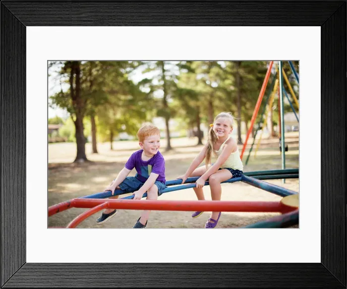 Framed Print : Smile, playground and youth with kids in park for growth Framed Print : Smile, playground and youth with kids in park for growth