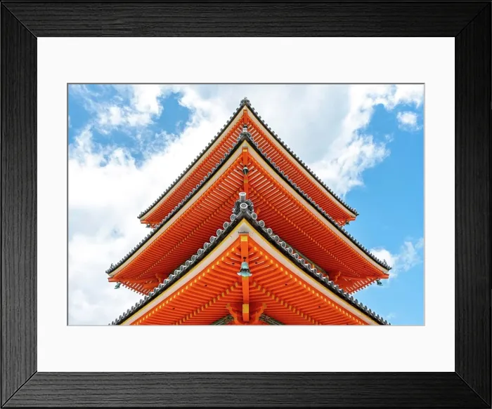 Framed Print : Sanju-no-to, Three Storied Pagoda, Kiyomizu-dera temple, Kyoto, Japan Framed Print : Sanju-no-to, Three Storied Pagoda, Kiyomizu-dera temple, Kyoto, Japan