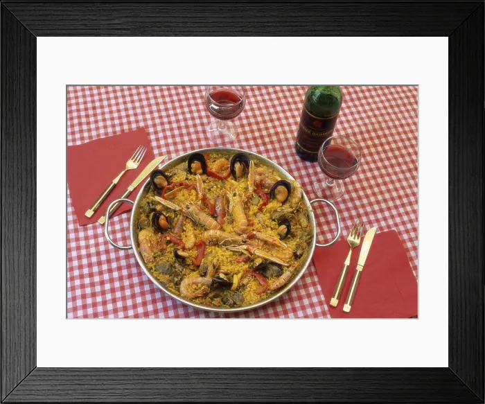 Framed Print : Paella Framed Print : Paella