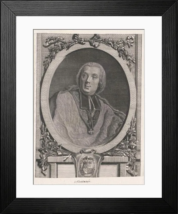 Framed Print : Montazet, Antoine de Malvin de Framed Print : Montazet, Antoine de Malvin de