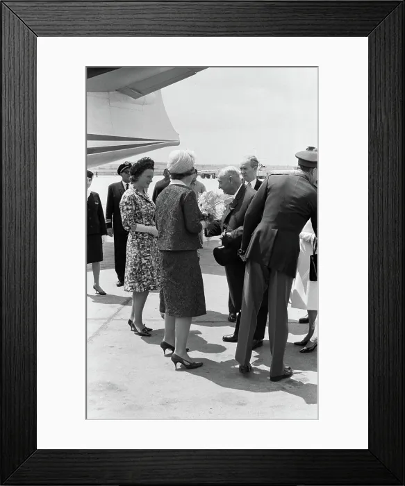 Framed Print : Anefo photo collection. State visit Royal Family in Vienna Framed Print : Anefo photo collection. State visit Royal Family in Vienna