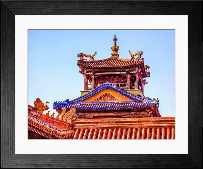 Framed Print : Dragon Pavilion, Gugong, Forbidden City Framed Print : Dragon Pavilion, Gugong, Forbidden City