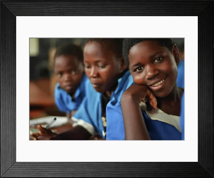 Framed Print : Malawi, Lilongwe, Chambwe Primary School Framed Print : Malawi, Lilongwe, Chambwe Primary School