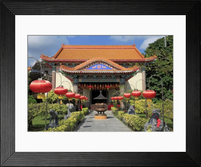 Framed Print : Asia, Malaysia, Penang, Kek Lok Si Temple Framed Print : Asia, Malaysia, Penang, Kek Lok Si Temple