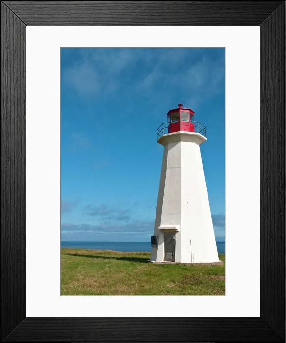 Framed Print : Naufrage, Prince Edward Island. Shipwreck Point Lighthouse
