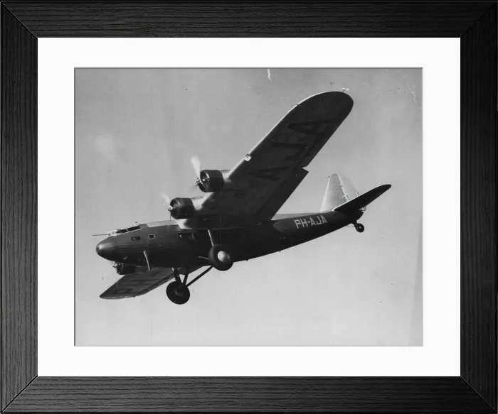 Framed Print : Luxurious New Dutch Airplane Arrives At Croydon For The Longest Regular Airplane Route -- The new Fokker F 36 in flight Framed Print : Luxurious New Dutch Airplane Arrives At Croydon For The Longest Regular Airplane Route -- The new Fokker F 36 in flight