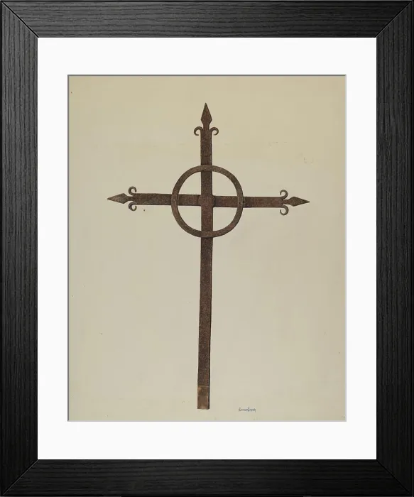 Framed Print : H Langden Brown, Iron Cross, c 1938 Iron Cross Framed Print : H Langden Brown, Iron Cross, c 1938 Iron Cross