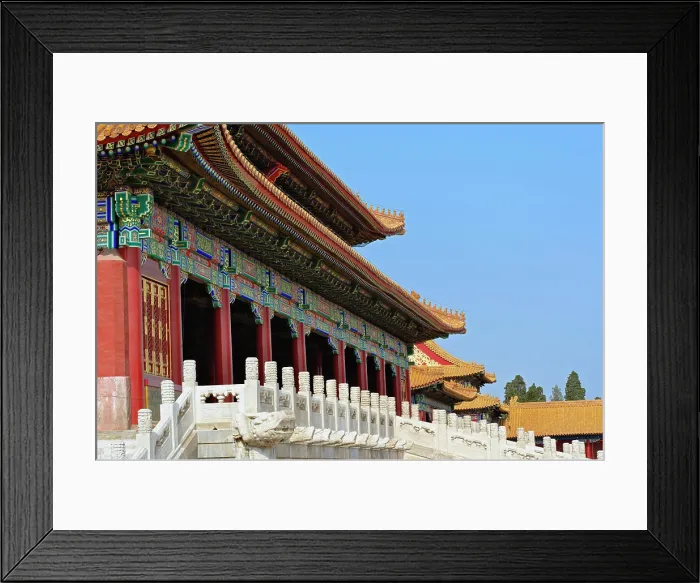 Framed Print : Architecture of the Forbidden City, Beijing, China Framed Print : Architecture of the Forbidden City, Beijing, China