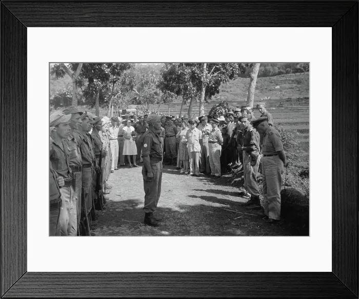 Framed Print : Photo collection Service for army contacts Indonesia