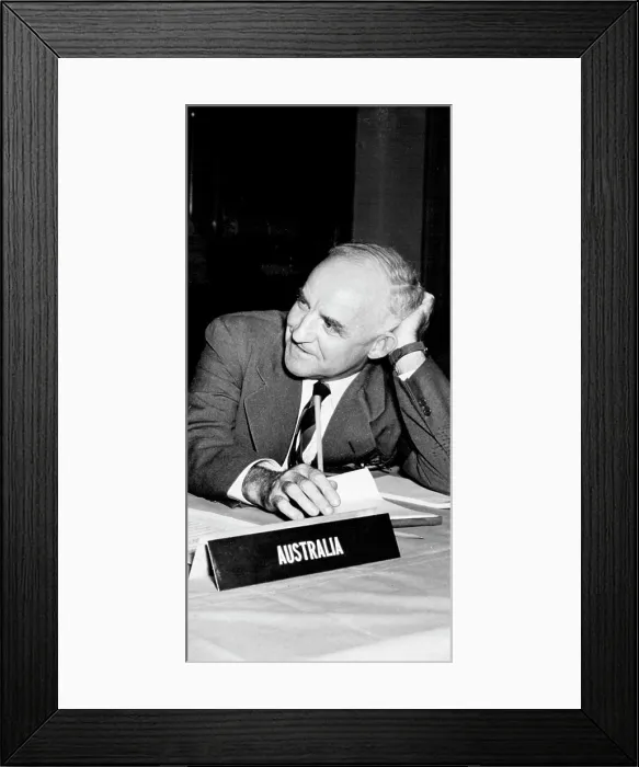 Framed Print : Dr. F. Peter Graham U.S.A. October 21, 1947
