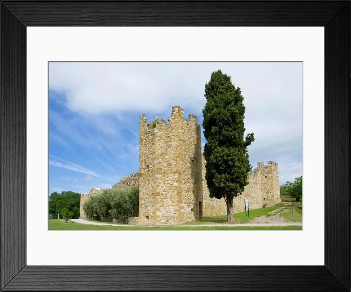 Framed Print : The Fortress. Polvese Island. Trasimeno Lake. Umbria. Italy Framed Print : The Fortress. Polvese Island. Trasimeno Lake. Umbria. Italy